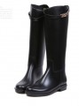 歐美新款女裝黑色長筒雨靴 (有鎖款)